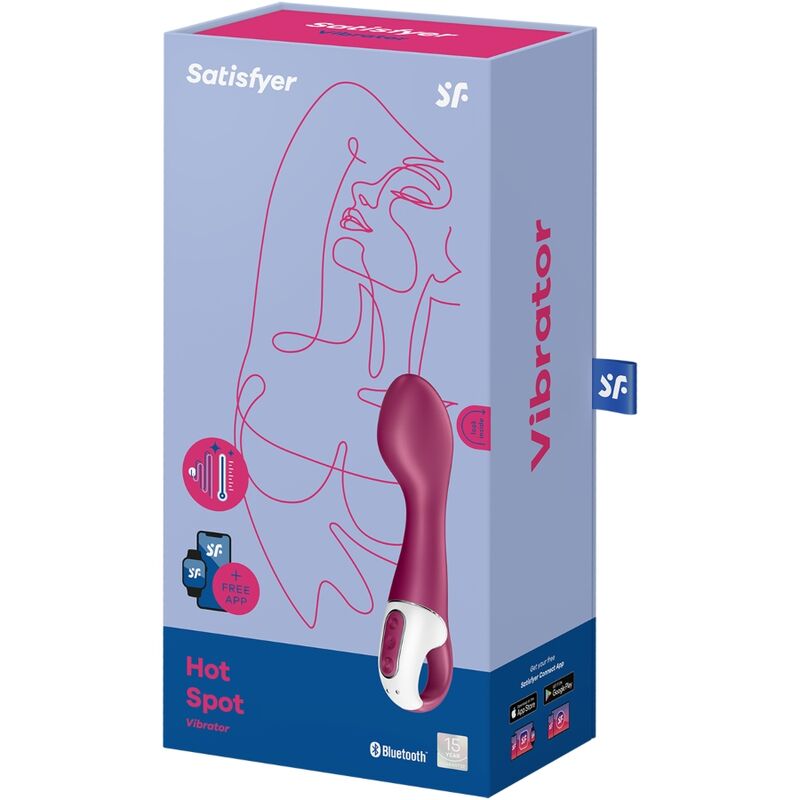 Vibrateur point G chauffant et connecté — SATISFYER VIBRATOR