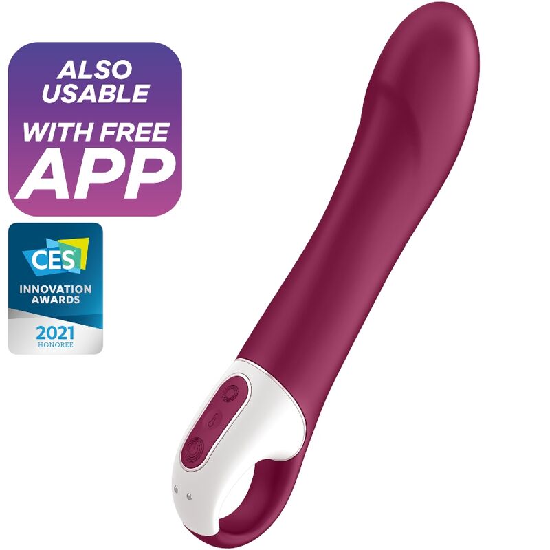 Vibrateur point G chauffant Big Heat — SATISFYER VIBRATOR