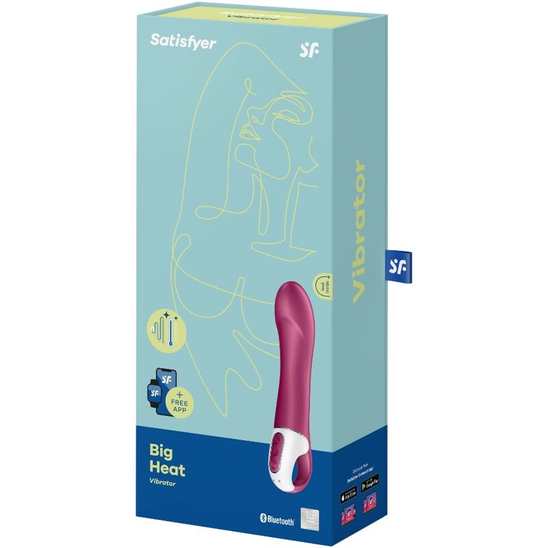 Vibrateur point G chauffant Big Heat — SATISFYER VIBRATOR