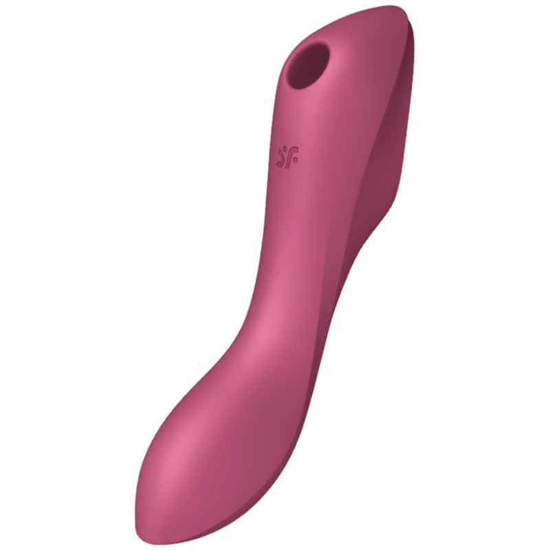 Stimulateur et vibromasseur Curvy Trinity 3 rouge — SATISFYER AIR PULSE