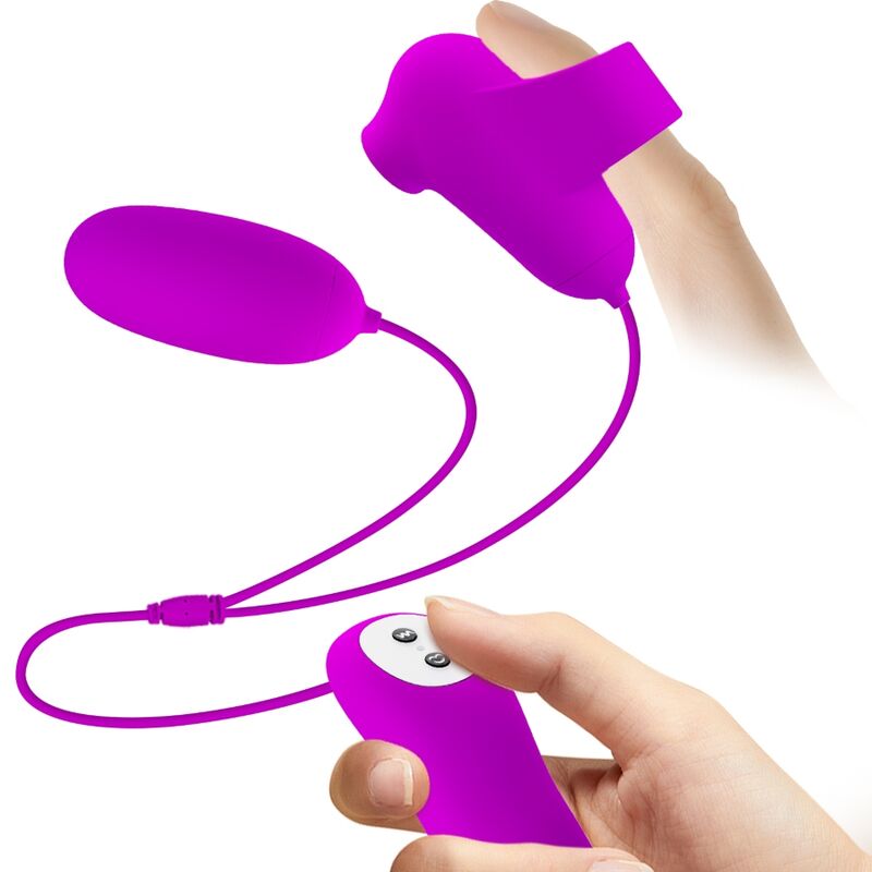 Mini vibromasseur bullet avec ventouse et vibrations — PRETTY LOVE