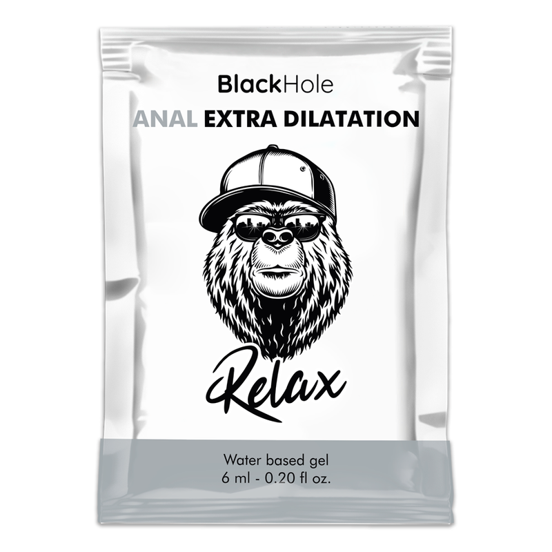 Gel lubrifiant relaxant anal extra dilatation en dose unique — BLACK HOLE