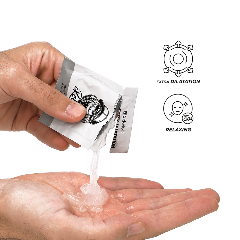 Gel lubrifiant relaxant anal extra dilatation en dose unique — BLACK HOLE