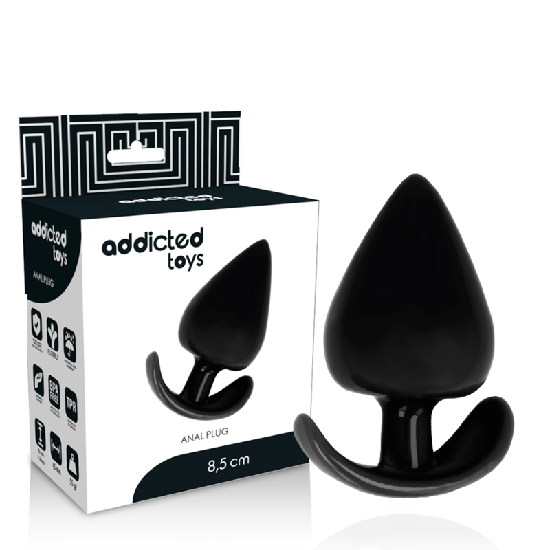 Bouchon anal texturé double densité — ADDICTED TOYS