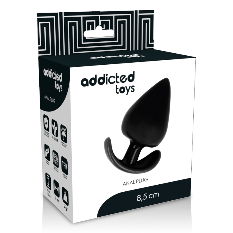 Bouchon anal texturé double densité — ADDICTED TOYS