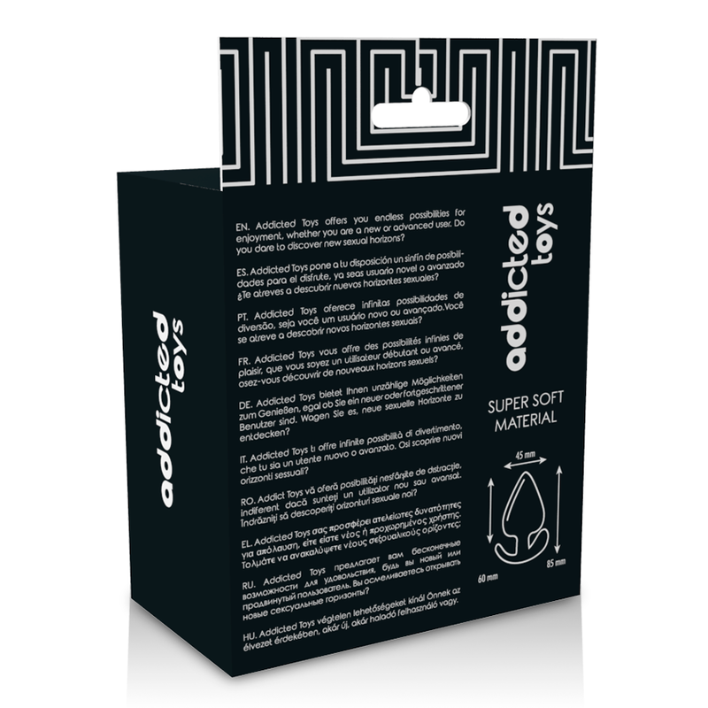 Bouchon anal texturé double densité — ADDICTED TOYS
