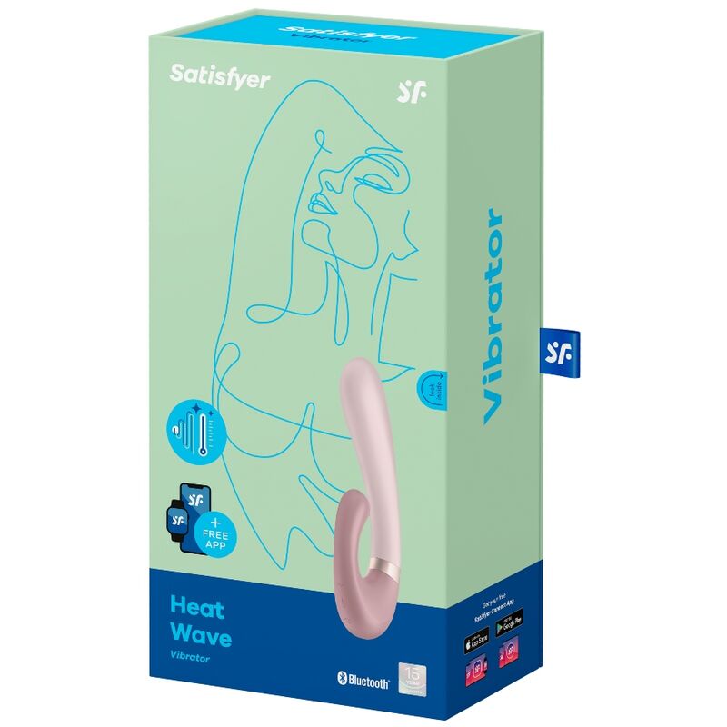 Vibromasseur chaleur et application rose — SATISFYER CONNECT