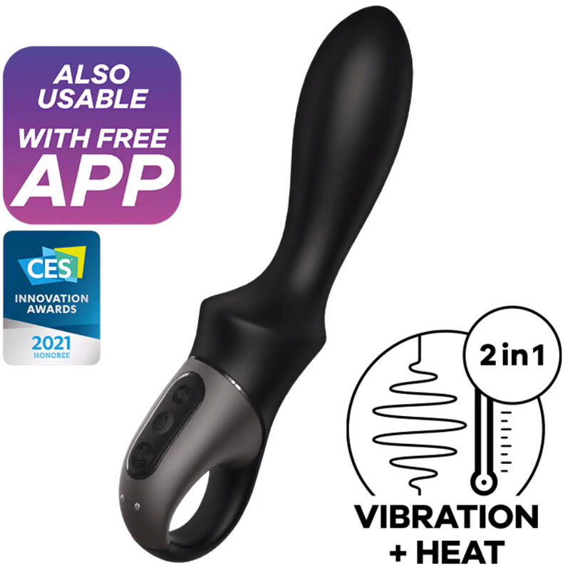 Vibromasseur anal chauffant connecté — SATISFYER CONNECT