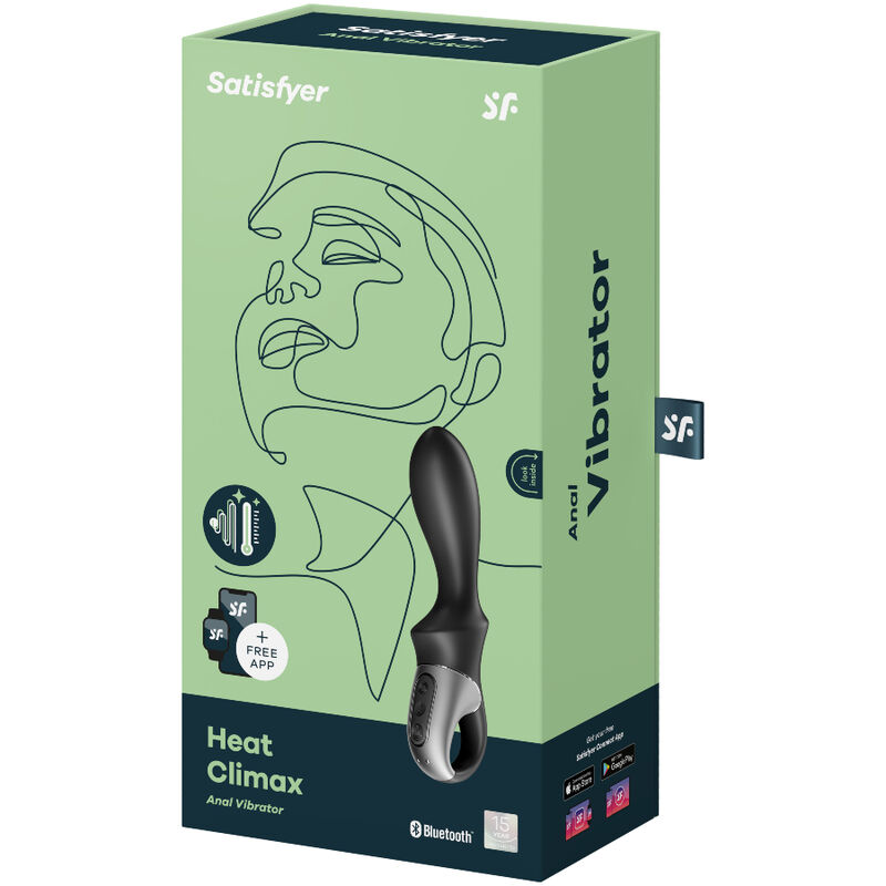 Vibromasseur anal chauffant connecté — SATISFYER CONNECT