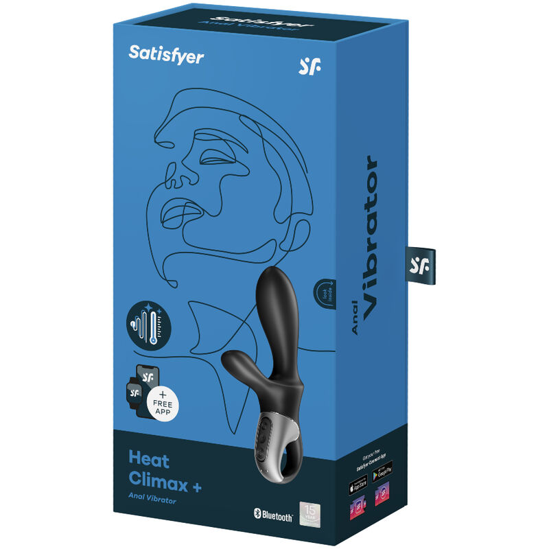 Vibrateur anal chauffant Heat Climax+ — SATISFYER CONNECT