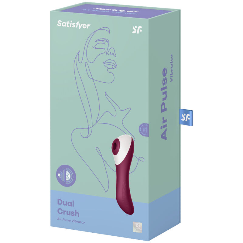 Vibrateur double stimulation air pulsé et point G — SATISFYER AIR PULSE