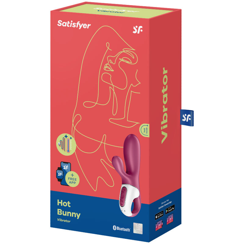 Vibrateur chauffant point G et clitoris connecté — SATISFYER CONNECT
