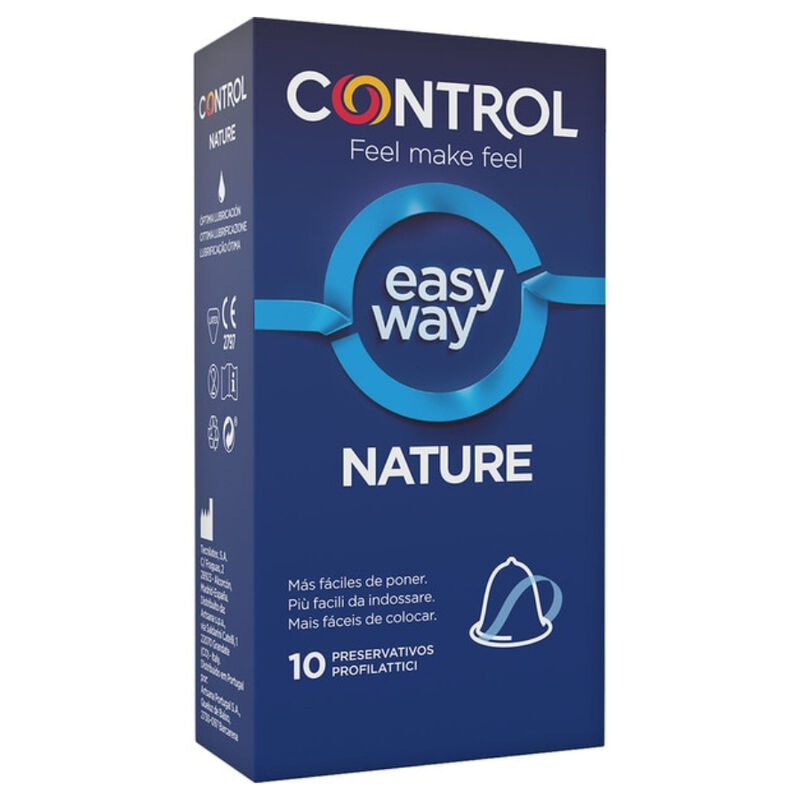 Préservatifs Nature avec applicateur Easy Way, lot de 10 — CONTROL CONDOMS