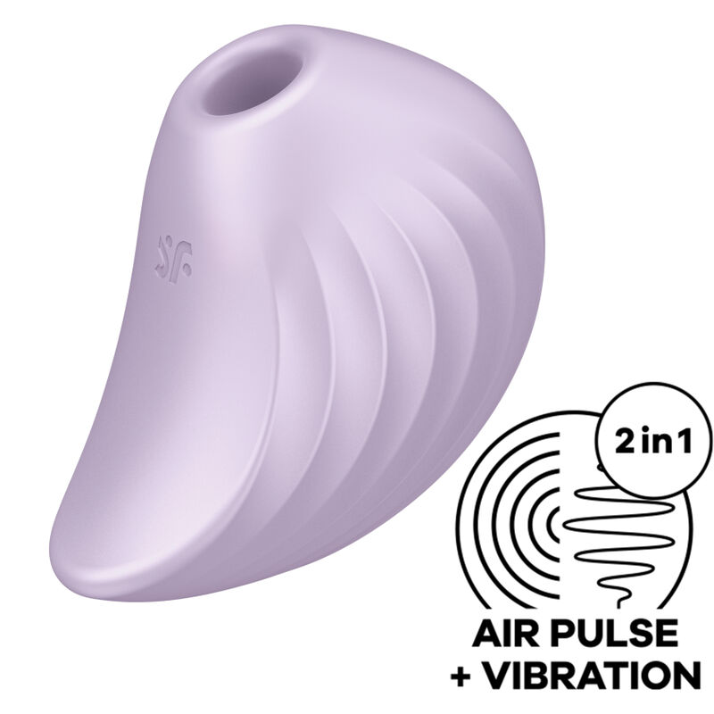 Stimulateur double impulsion d'air Pearl Diver violet — Satisfyer Air Pulse