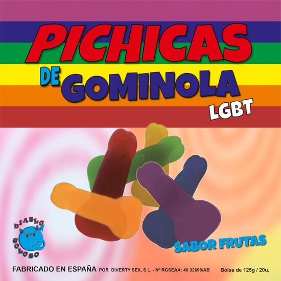 Bonbons gélifiés fruités en forme de pénis — PRIDE