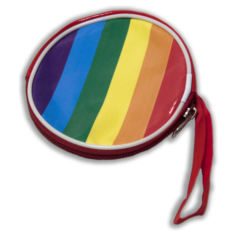 Porte-monnaie rond arc-en-ciel — PRIDE