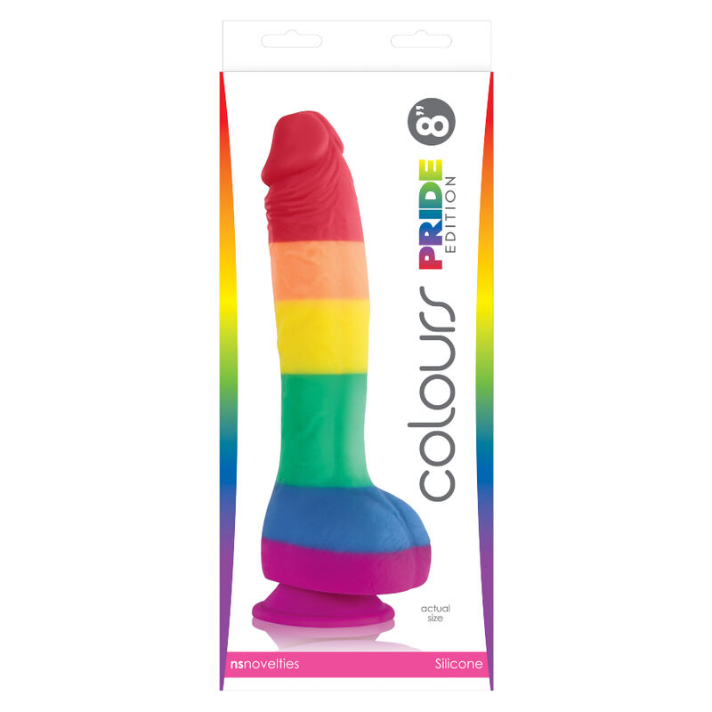 Dildo arc-en-ciel Pride Edition 19 cm — PRIDE