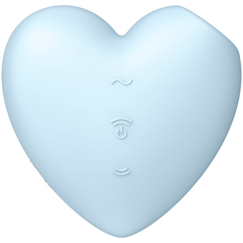 Stimulateur et vibromasseur air pulse en forme de cœur — Satisfyer