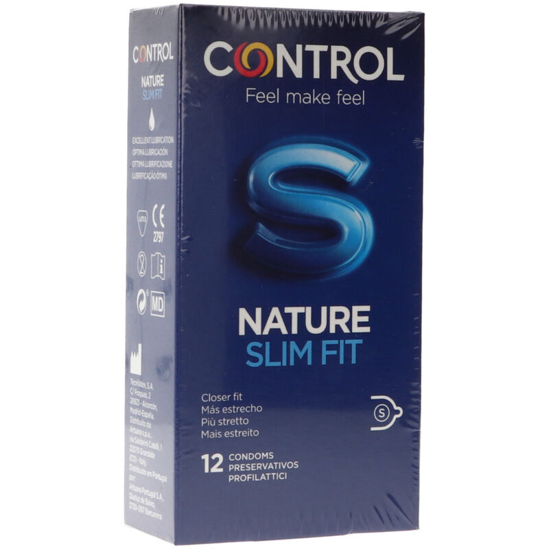 Préservatif slim fit ajustement serré 12 unités — CONTROL CONDOMS