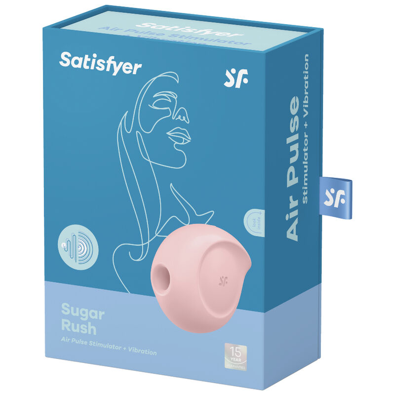 Stimulateur vibrant double à air pulse Sugar Rush — SATISFYER AIR PULSE