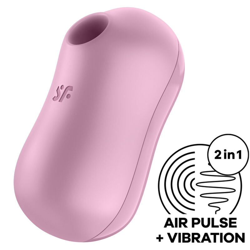 Stimulateur vibrant à impulsions d'air barbe à papa — SATISFYER AIR PULSE