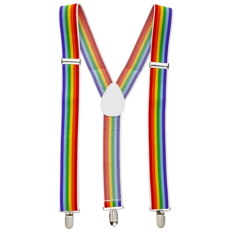 Bretelles drapeau arc-en-ciel — PRIDE