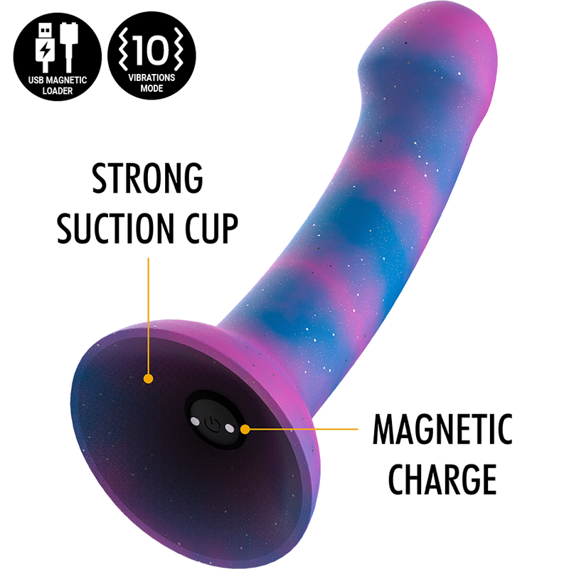 Dildo vibrante galáctico conectado — MYTHOLOGY FANTASY DILDO