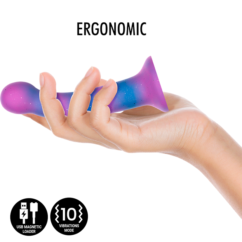 Galactic Vibrating Dildo Compatible with Watchme — MYTHOLOGY