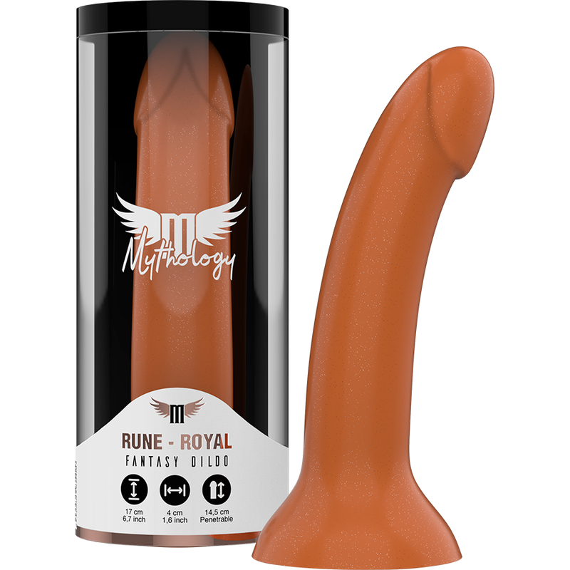 Godemichet mythologique Rune Royal bronze taille M — MYTHOLOGY FANTASY DILDO