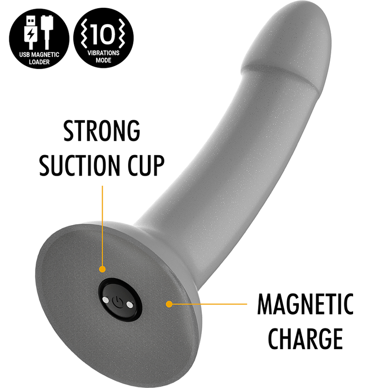 Dildo vibratório iridescente Rune Majestic tamanho S com tecnologia Watchme — MYTHOLOGY FANTASY DILDO