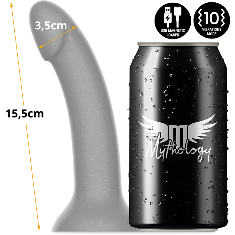 Dildo vibratório iridescente Rune Majestic tamanho S com tecnologia Watchme — MYTHOLOGY FANTASY DILDO