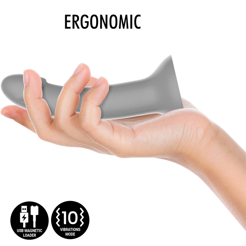Dildo vibratório iridescente Rune Majestic tamanho S com tecnologia Watchme — MYTHOLOGY FANTASY DILDO
