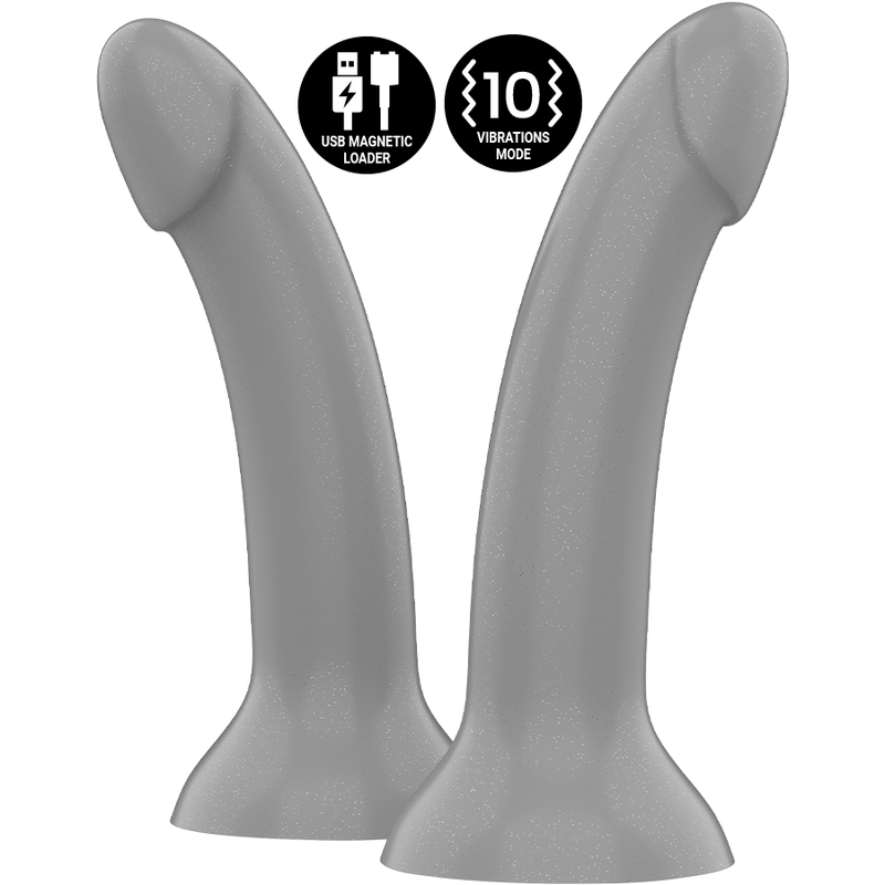 Dildo vibratório iridescente Rune Majestic tamanho S com tecnologia Watchme — MYTHOLOGY FANTASY DILDO