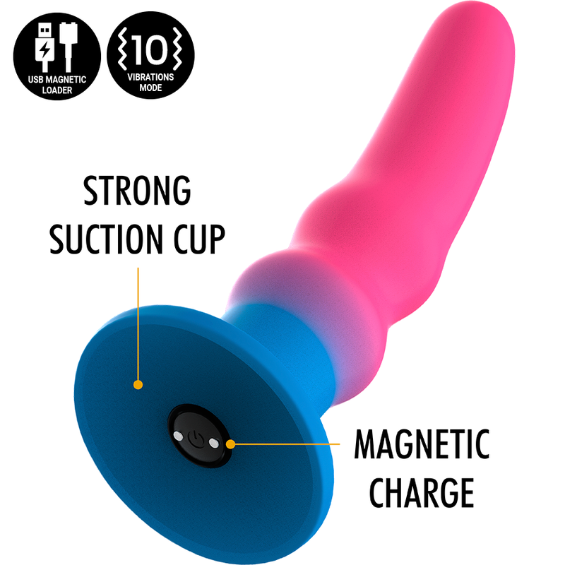 Dildo vibrante Kuno Utopia tamaño M — MYTHOLOGY FANTASY DILDO