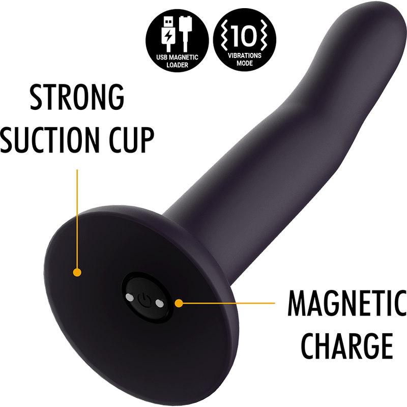 Dildo vibrante termocrómica mítica talla M — MYTHOLOGY FANTASY DILDO