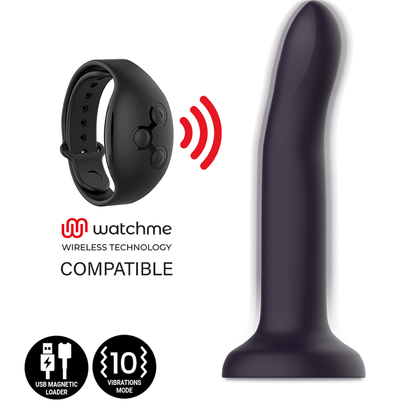 Dildo vibratório termocrómico Duman Mystic tamanho S — MYTHOLOGY