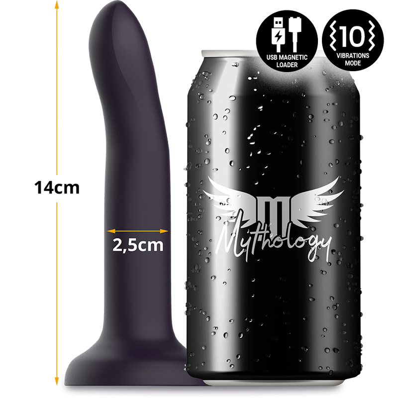 Dildo vibratório termocrómico Duman Mystic tamanho S — MYTHOLOGY