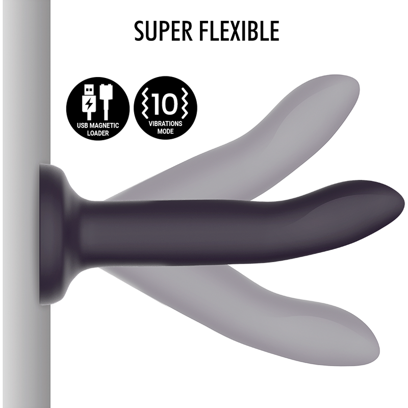 Dildo vibratório termocrómico Duman Mystic tamanho S — MYTHOLOGY