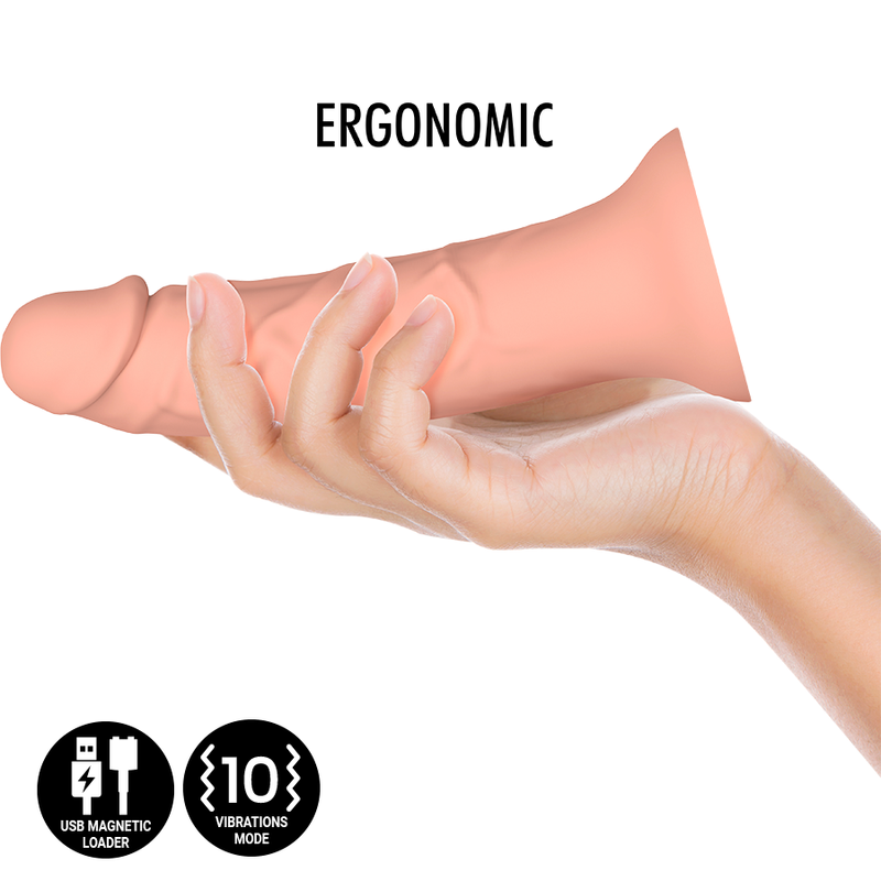 Gode realistic Asher original taille M vibrant compatible WatchMe — MYTHOLOGY FANTASY DILDO