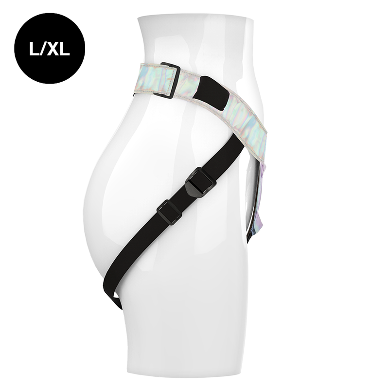 Arnês iridescente ajustável para pegging — MYTHOLOGY FANTASY HARNESS