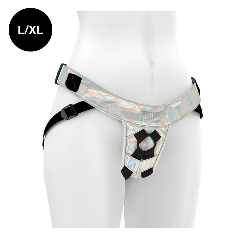 Arnês iridescente ajustável para pegging — MYTHOLOGY FANTASY HARNESS