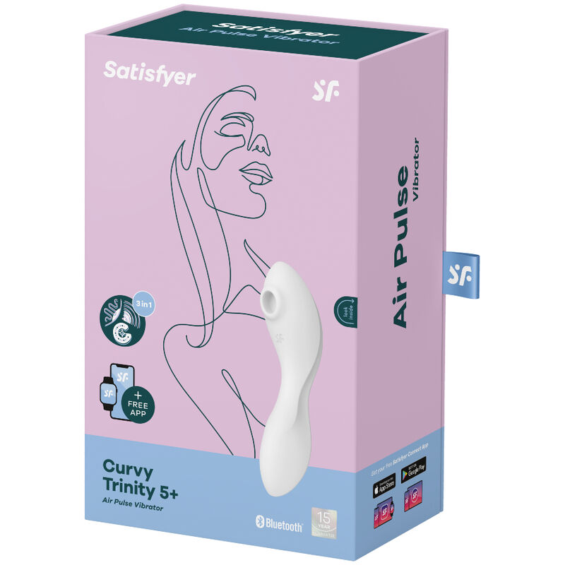 Stimulateur et vibromasseur Trinity 5 Connect — SATISFYER CONNECT
