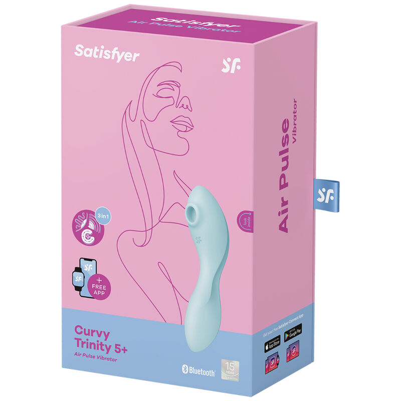 Stimulateur et vibromasseur curvy trinity 5+ — SATISFYER CONNECT