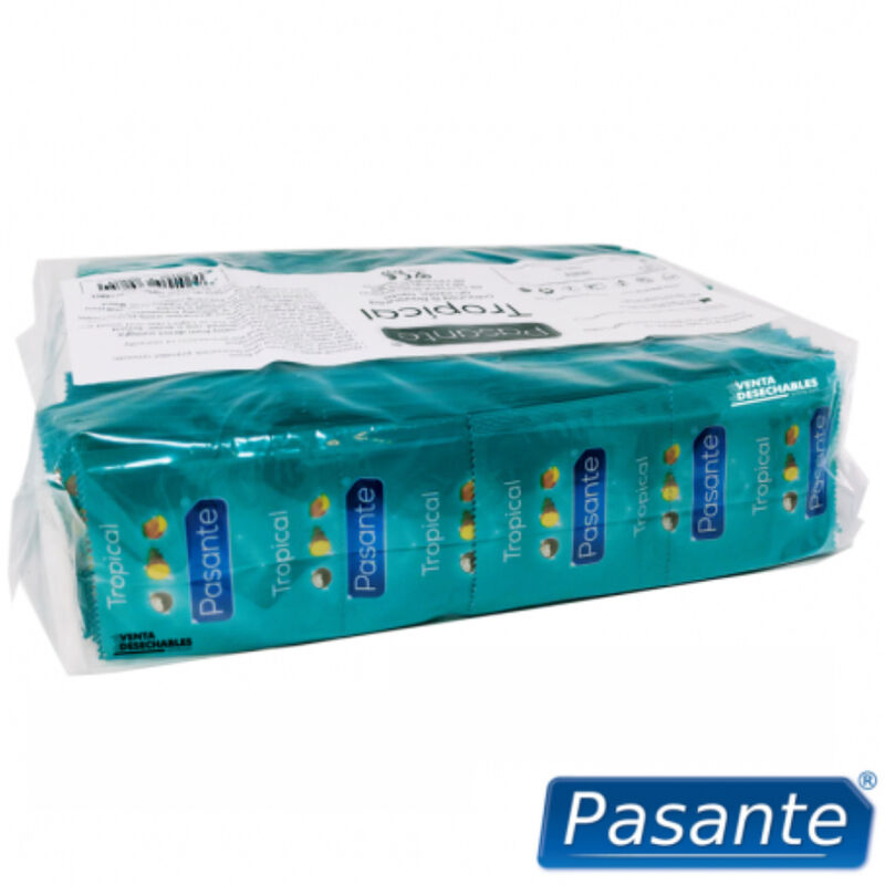 Préservatifs tropicaux saveurs exotiques lot de 144 — PASANTE