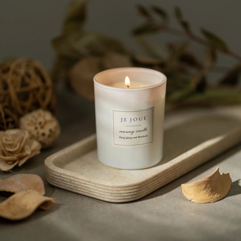 Bougie de massage luxe ylang-ylang et mandarine — JE JOUE