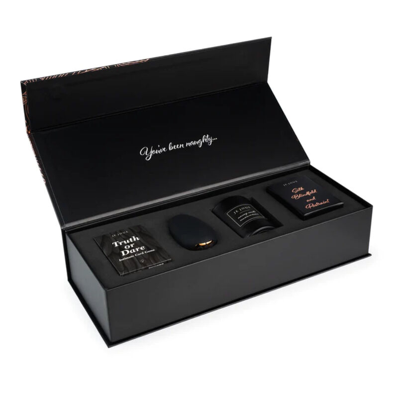 Coffret coquin plume or rose — JE JOUE