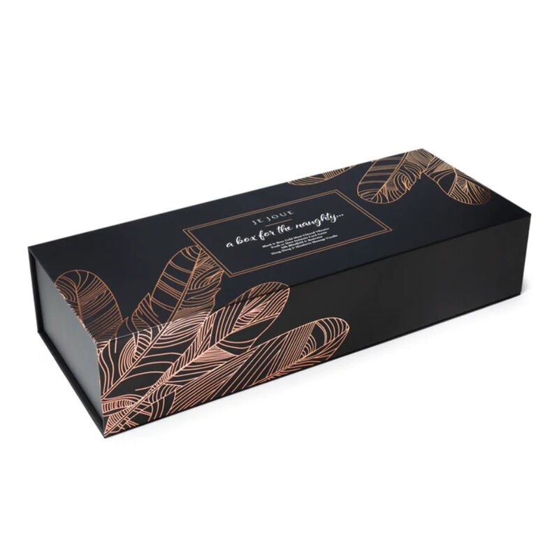 Coffret coquin plume or rose — JE JOUE