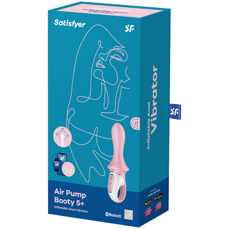 Vibrateur anal gonflable connecté — SATISFYER CONNECT