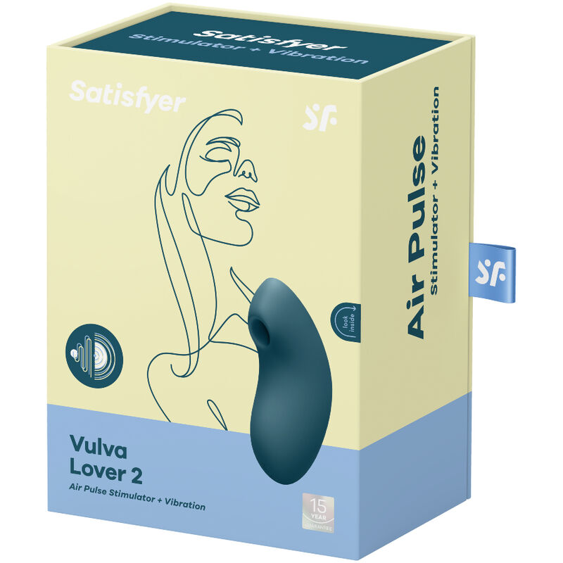 Vulva Lover 2 : stimulateur double air pulse et vibrations — Satisfyer Air Pulse