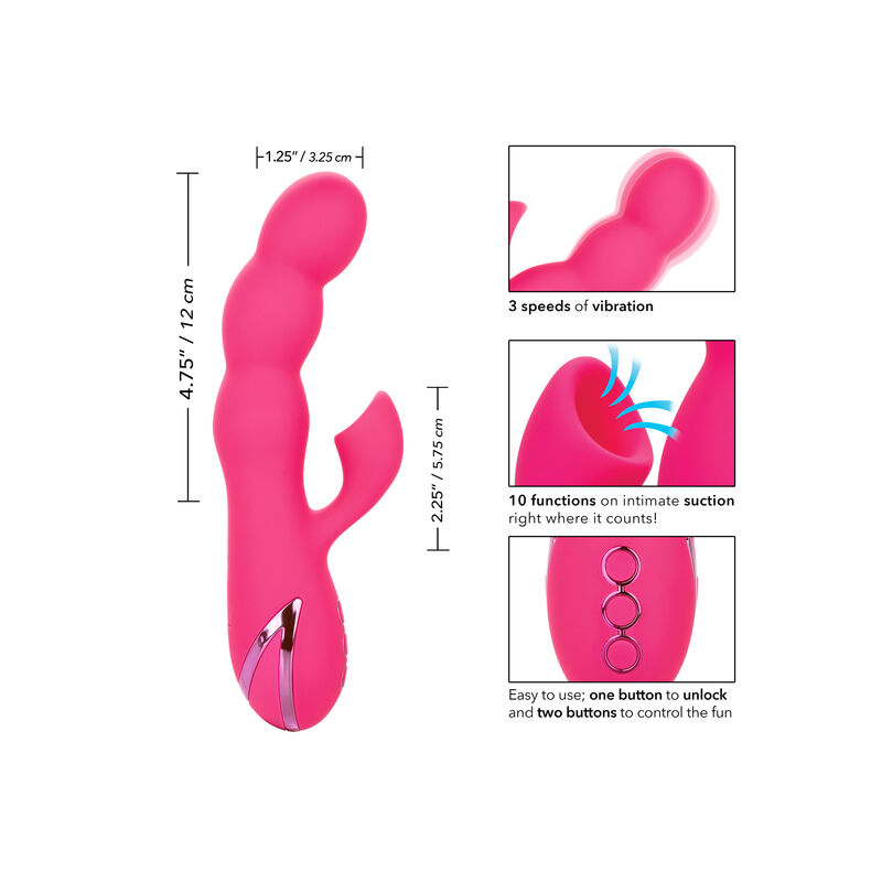 Stimulateur lapin à aspiration et vibrations — CALEXOTICS